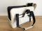Carrying bag for Dogs & Cats Voyage Ivory faux leather