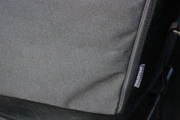 Dog Car seat cover Transformer Elegant Black 1/3 rear seat 