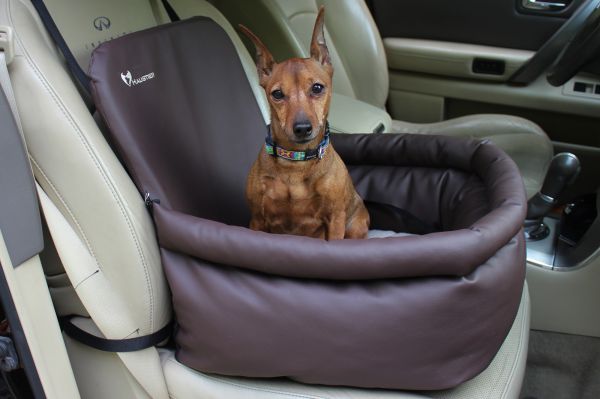 Dog car seat Luxury Chocolate