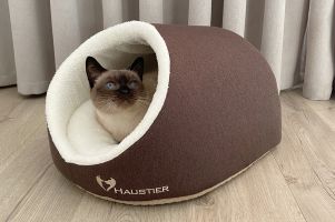 Будиночок для Кота або Собаки Cave Brown