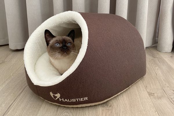 Будиночок для Кота або Собаки Cave Brown