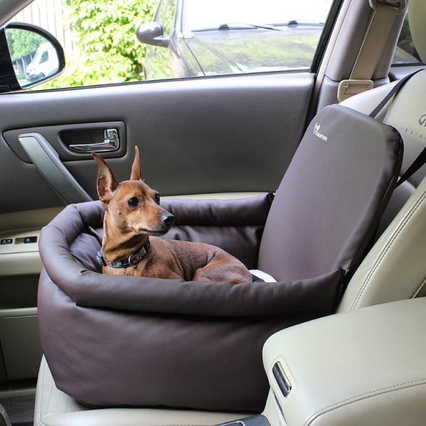Dog car seat Luxury Chocolate