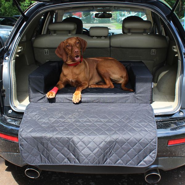 Dog bed for car Elegant Black Waterproof