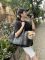 Carrying bag for Dogs & Cats Voyage Black faux leather