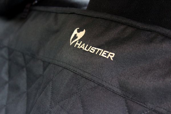 Dog Car seat cover Elegant Black with door protection