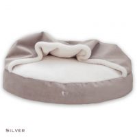 Removable cover for pet cave bed