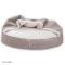 Removable cover for pet cave bed