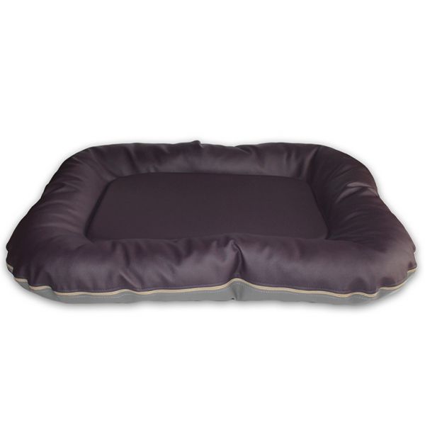Waterproof dog bed Pontoon Gray&Violet eco leather