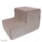 Removable cover for dog stairs on 3 steps
