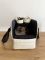 Carrying bag for Dogs & Cats Voyage Ivory faux leather