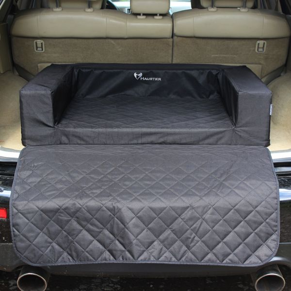 Dog bed for car Elegant Black Waterproof
