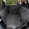 Dog Car seat cover Elegant Black with door protection