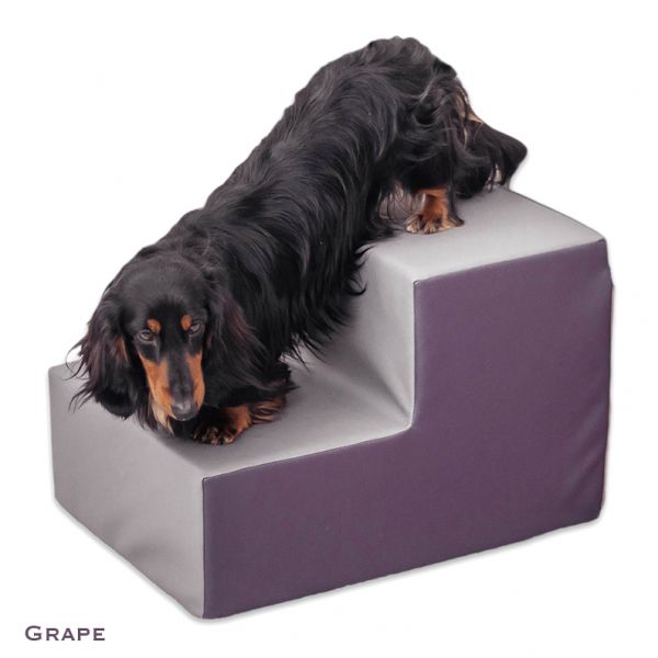 Removable cover for dog stairs on 3 steps