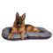 Waterproof dog bed Pontoon Gray&Violet eco leather