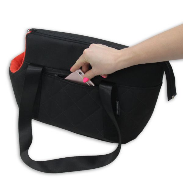 Carrying bag for Dogs & Cats City Elegant Black 