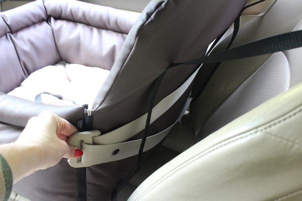 Dog car seat Luxury Black