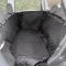 Dog Car seat cover Elegant Black with door protection