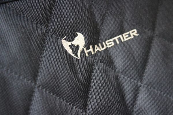 Dog Car seat cover Elegant Black 1/2 rear seat