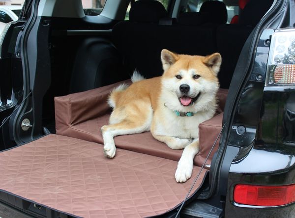 Dog bed for car Elegant Chocolate Waterproof