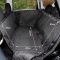 Dog Car seat cover Elegant Black with door protection