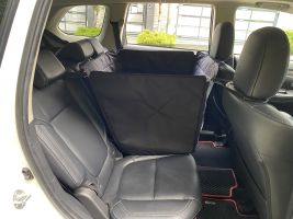 Автогамак для Собак Happy Travel Black 2/3 заднього сидіння