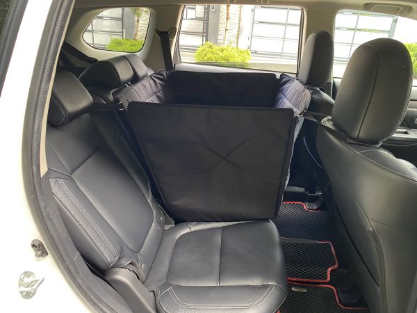 Автогамак для Собак Happy Travel Black 2/3 заднього сидіння
