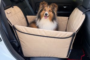 Автогамак для Собак Happy Travel Beige 1/3 заднього сидіння
