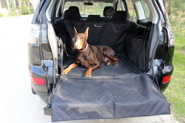 Dog Car seat cover for Suv Cargo Elegant Black