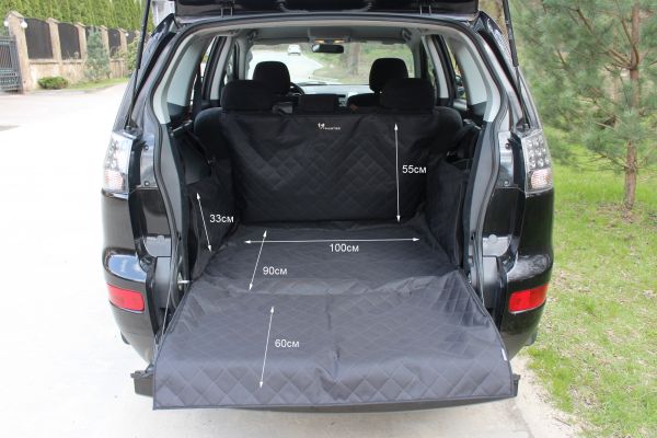 Dog Car seat cover for Suv Cargo Elegant Black