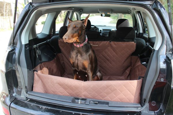 Dog Car seat cover for Suv Cargo Elegant Brown