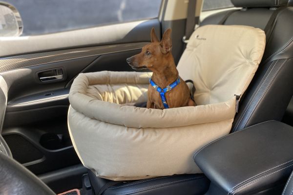 Автокрісло для Собак Happy Travel Beige