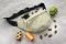 Banana Bag For Training And Walking Ivory eco-leather