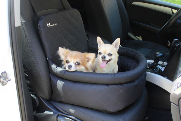 Dog car seat Elegant Black