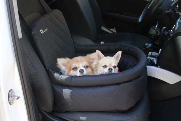 Dog car seat Elegant Black