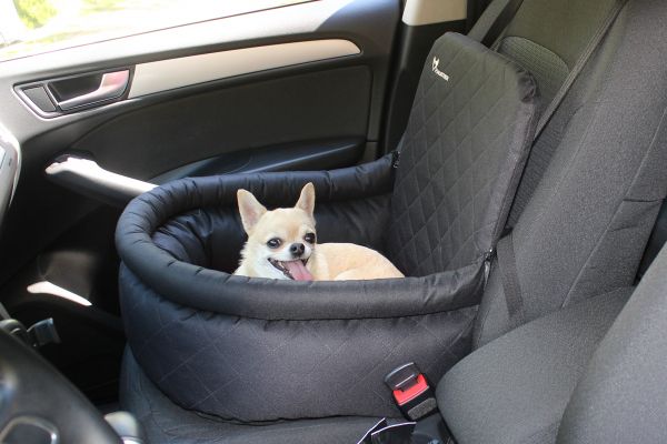 Dog car seat Elegant Black