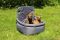 Dog car seat Happy Travel Gray