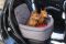 Dog car seat Happy Travel Gray