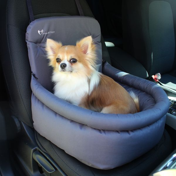 Dog car seat Happy Travel Gray