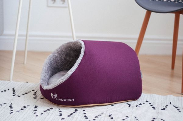Indoor Cat & Dog Cave house Purple