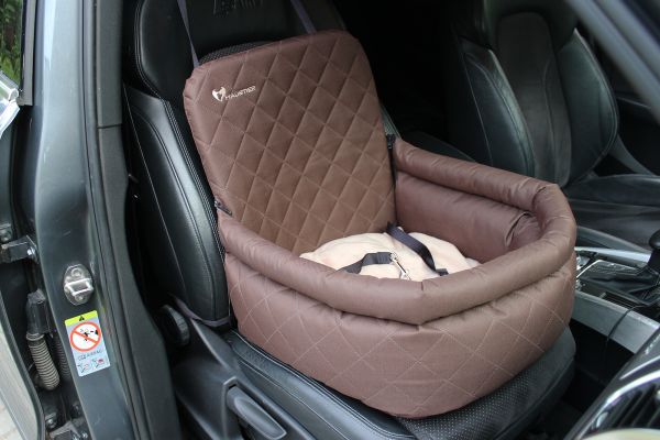 Dog car seat Elegant Brown