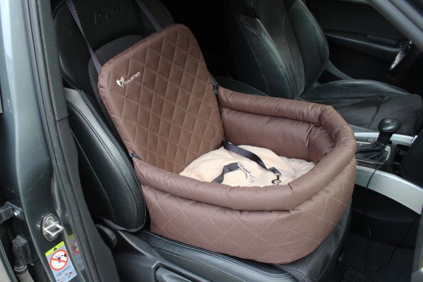 Dog car seat Elegant Brown