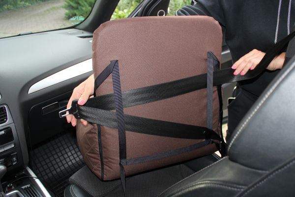 Dog car seat Elegant Brown