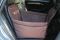 Dog Car seat cover Transformer Elegant Brown 1/3 rear seat