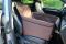 Dog Car seat cover Transformer Elegant Brown 1/3 rear seat