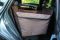 Dog Car seat cover Elegant Brown 1/2 rear seat