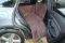 Dog Car seat cover Elegant Brown 1/2 rear seat