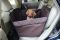 Dog Car seat cover Elegant Brown 1/2 rear seat