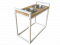 Dog Bowls Stand with adjustable height Loft White Natural Wood
