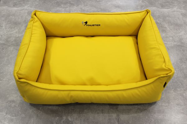 Waterproof Dog bed Sweet Dreams Lemon eco leather