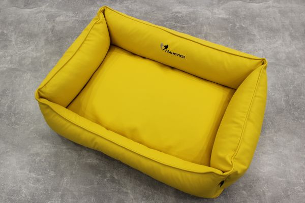 Waterproof Dog bed Sweet Dreams Lemon eco leather